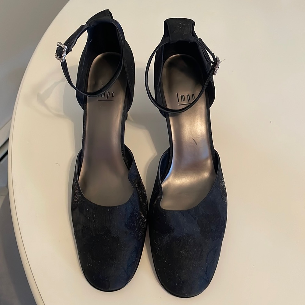 Black dress heels with ankle strap